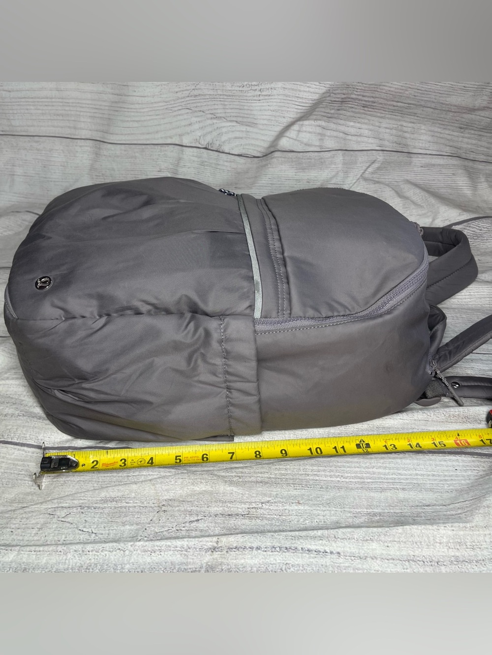 Lululemon Pack It Up 21L Unisex Lunar Rock Grey Purple Backpack - Picture 12 of 13